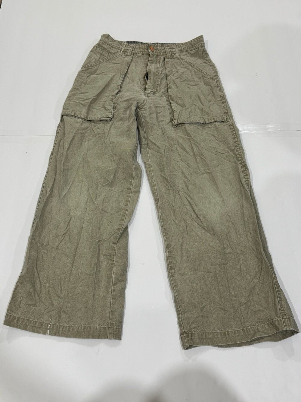 Vintage Bugle Boy Pants Men’s 27/31 Loose Baggy Skate Y2K Taiwan Made Pale Green